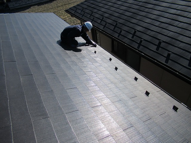 甲府市　雪止め設置